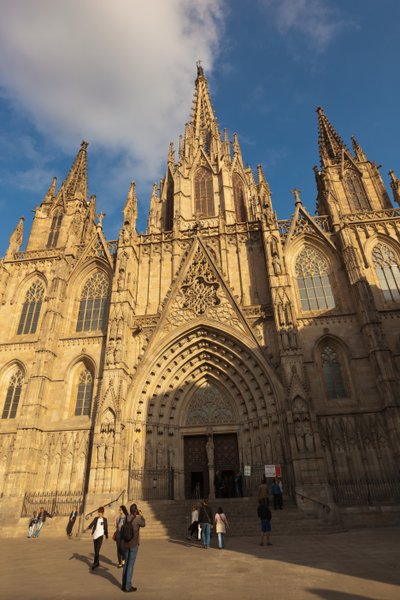 Barcelona, Spain. The Gothic Cathedral by Unbekannt Unbekannt